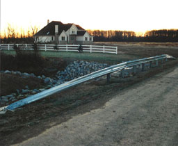 Hedgelink weave in chain link fence by Elyria Fence